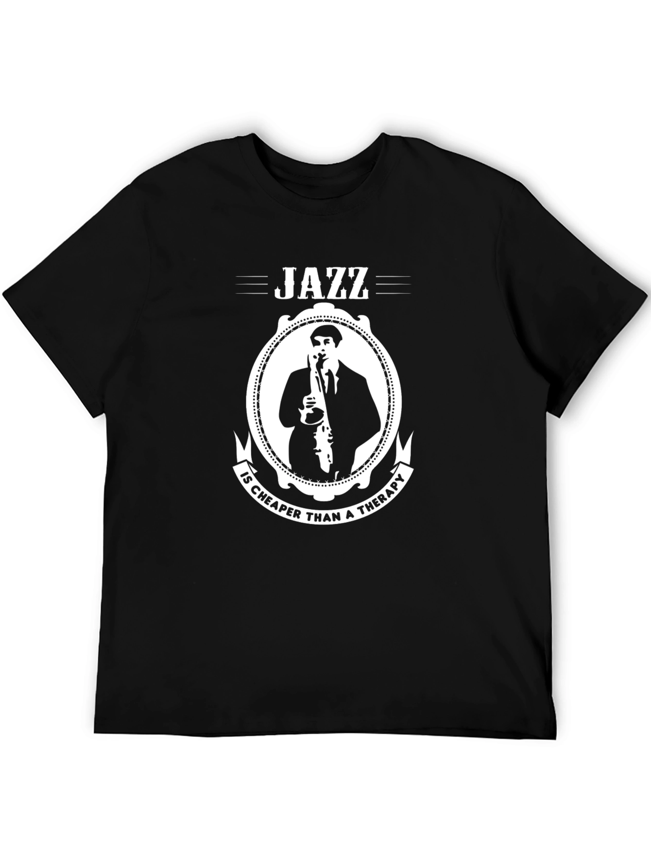Jazz is Cheaper Than Therapy Graphic T-Shirt