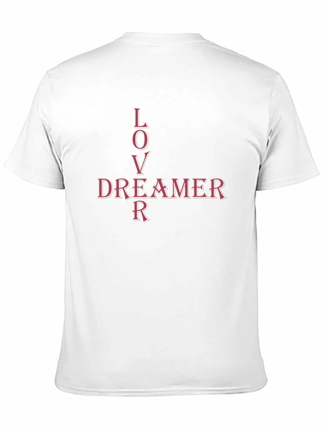 Lover Dreamer Graphic Tee - Casual Black T-Shirt