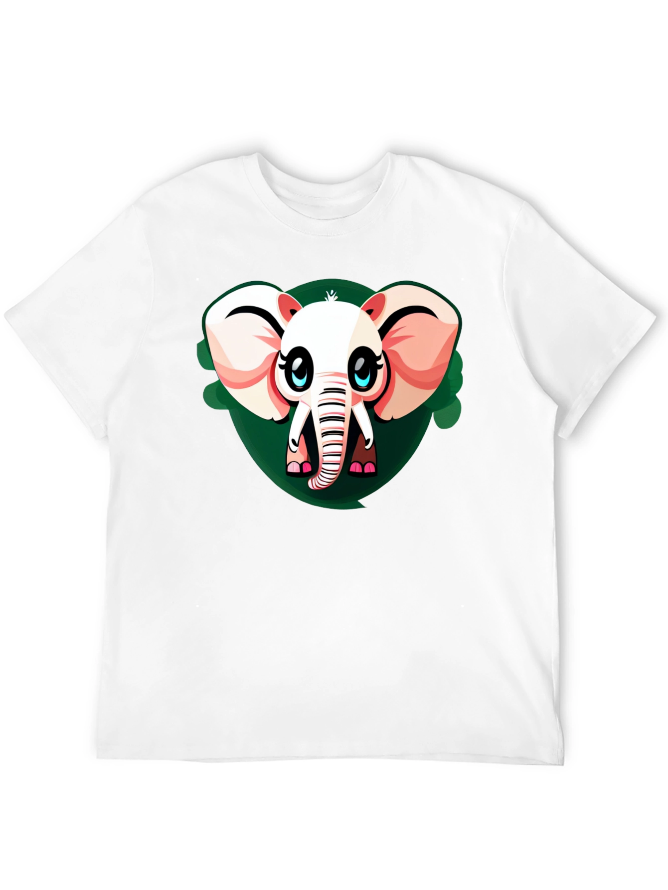 Cute Cartoon Elephant Graphic Tee