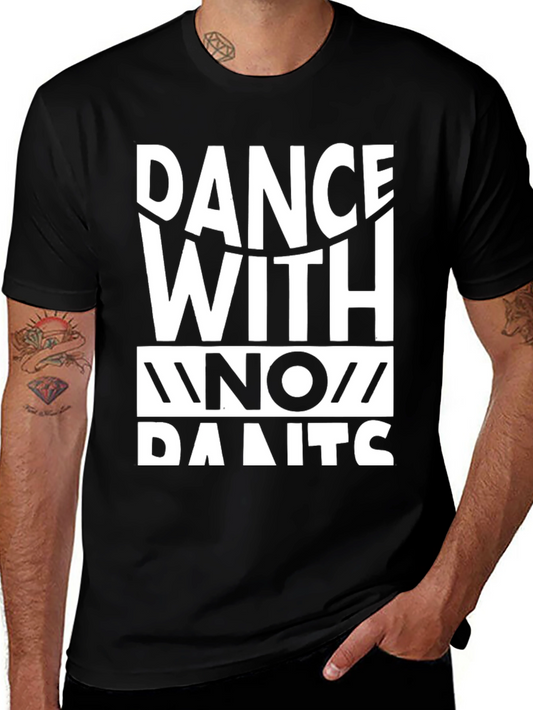 Dance With No Pants Graphic Tee - Bold Black T-Shirt