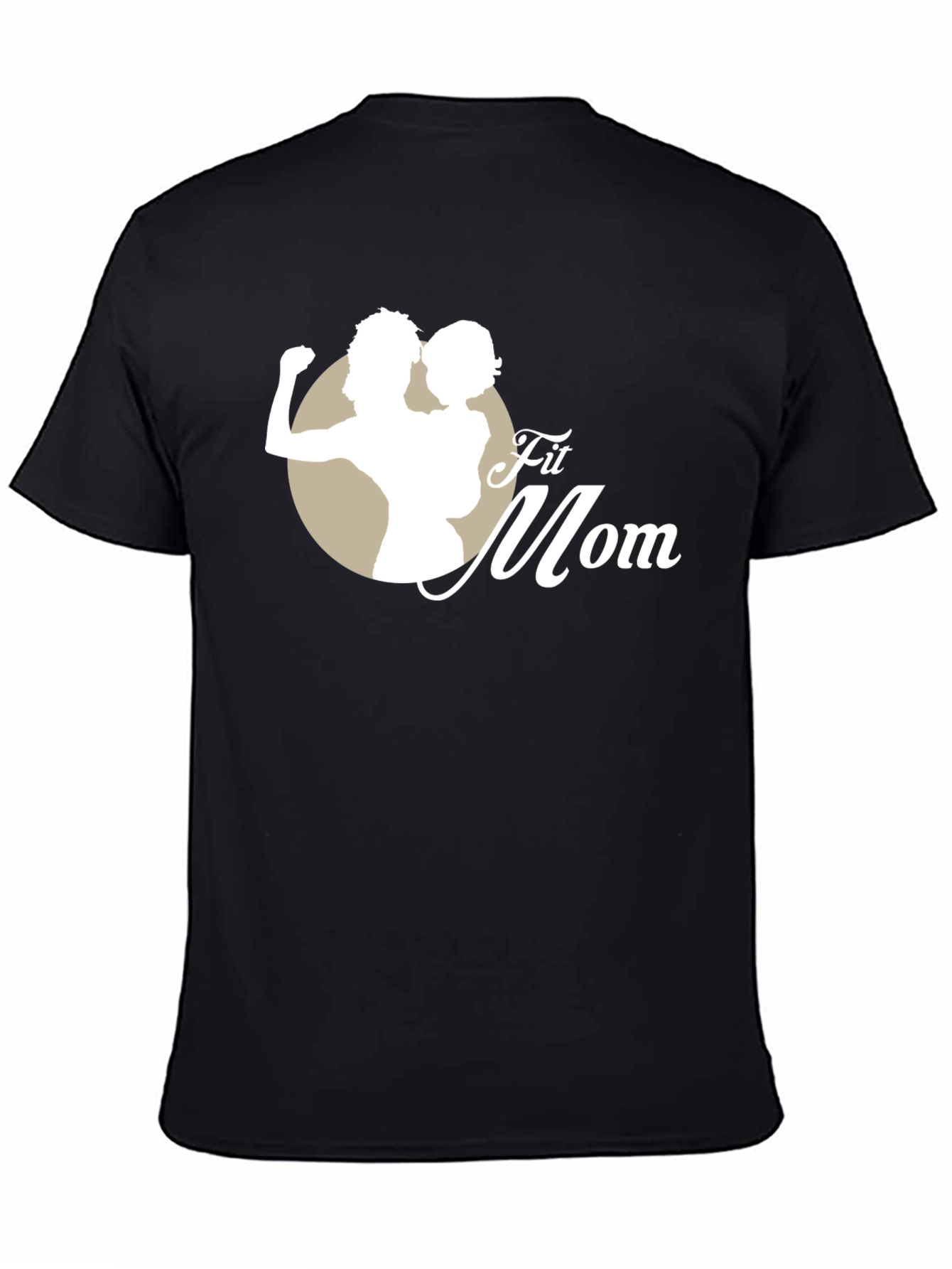 Fit Mom Black T-Shirt