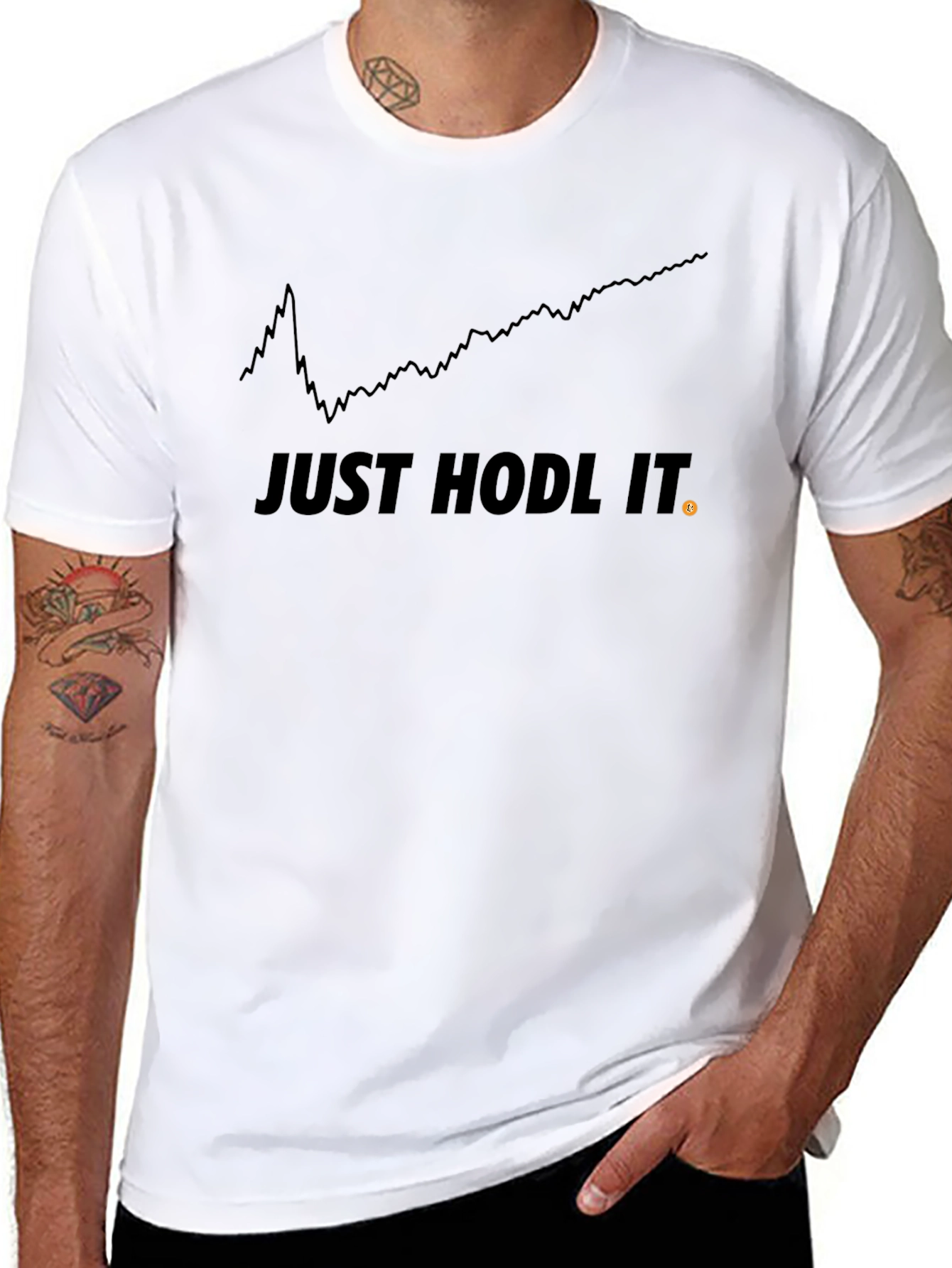 Just Hodl It - Bitcoin Crypto T-Shirt