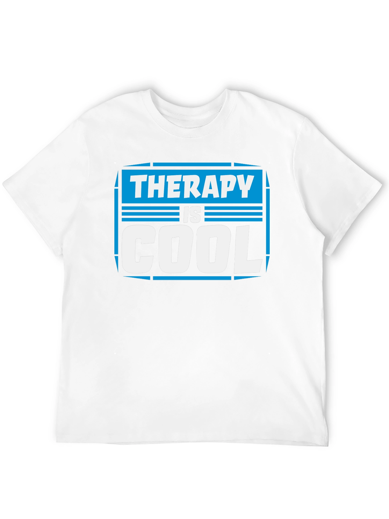 Therapy is Cool Graphic T-Shirt - Black