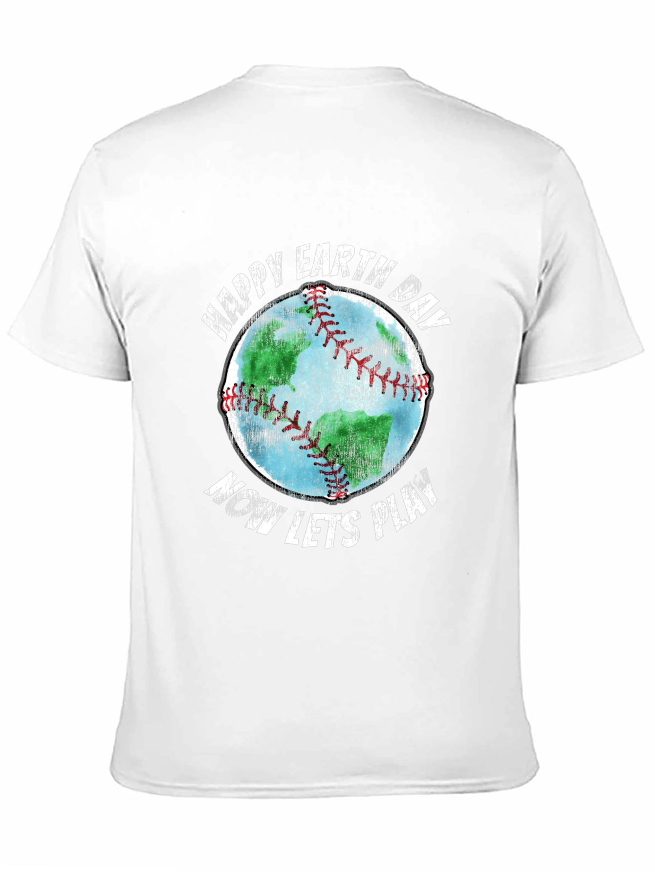 Happy Earth Day Baseball Graphic T-Shirt