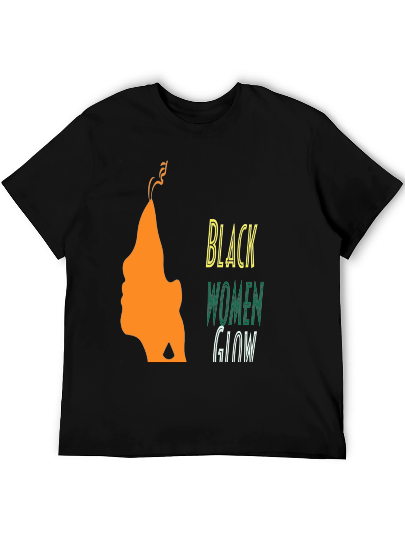 Black Women Glow Graphic T-Shirt - Unisex Style