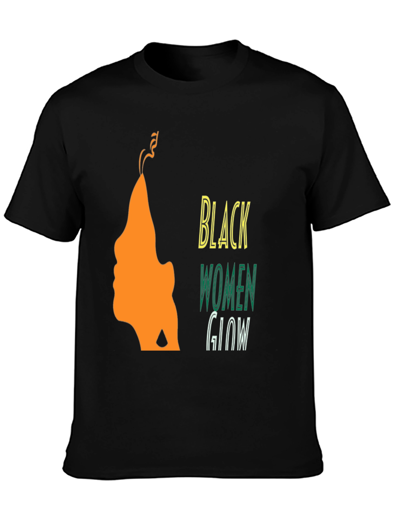 Black Women Glow Graphic T-Shirt - Unisex Style