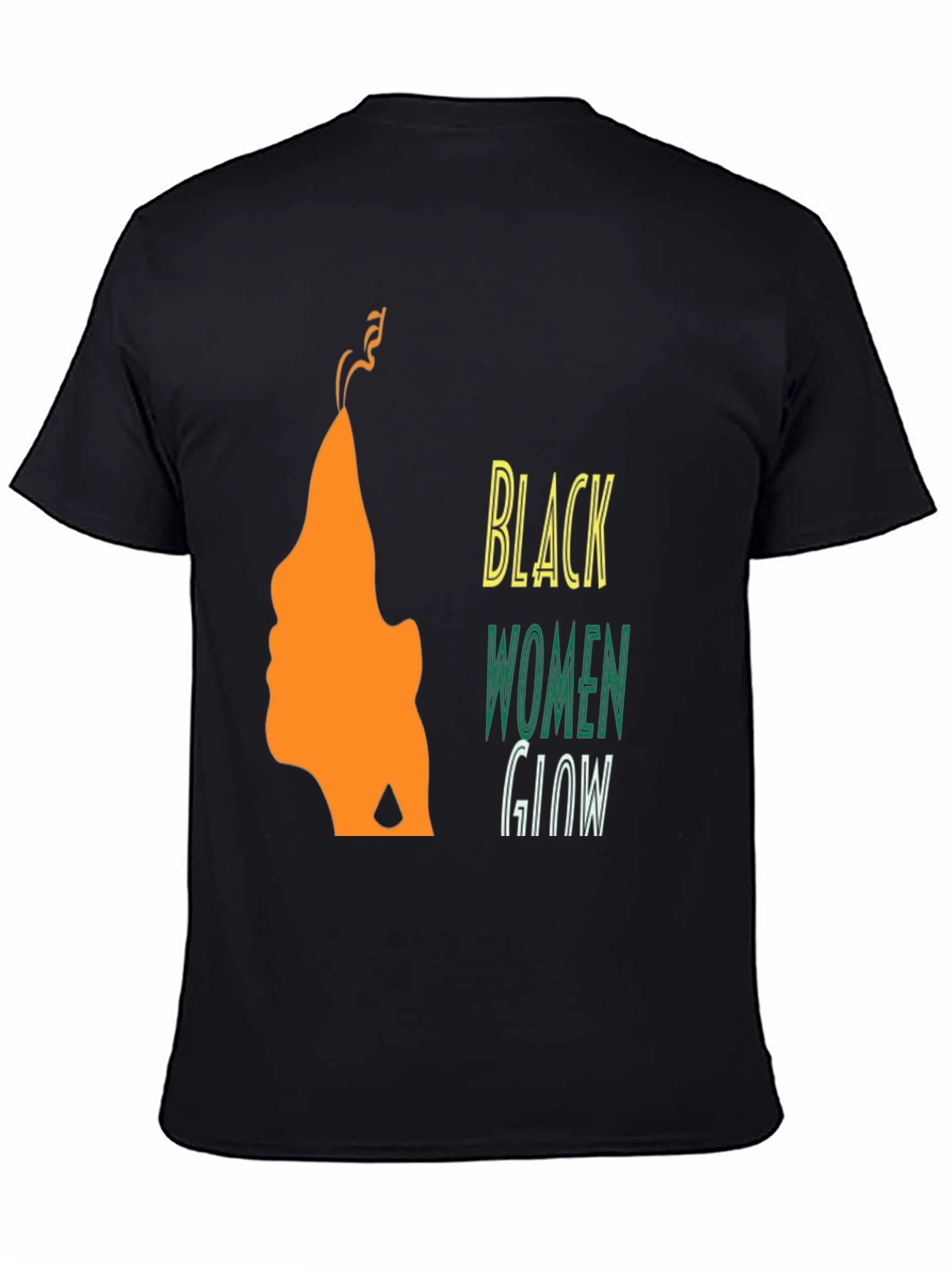 Black Women Glow Graphic T-Shirt - Unisex Style