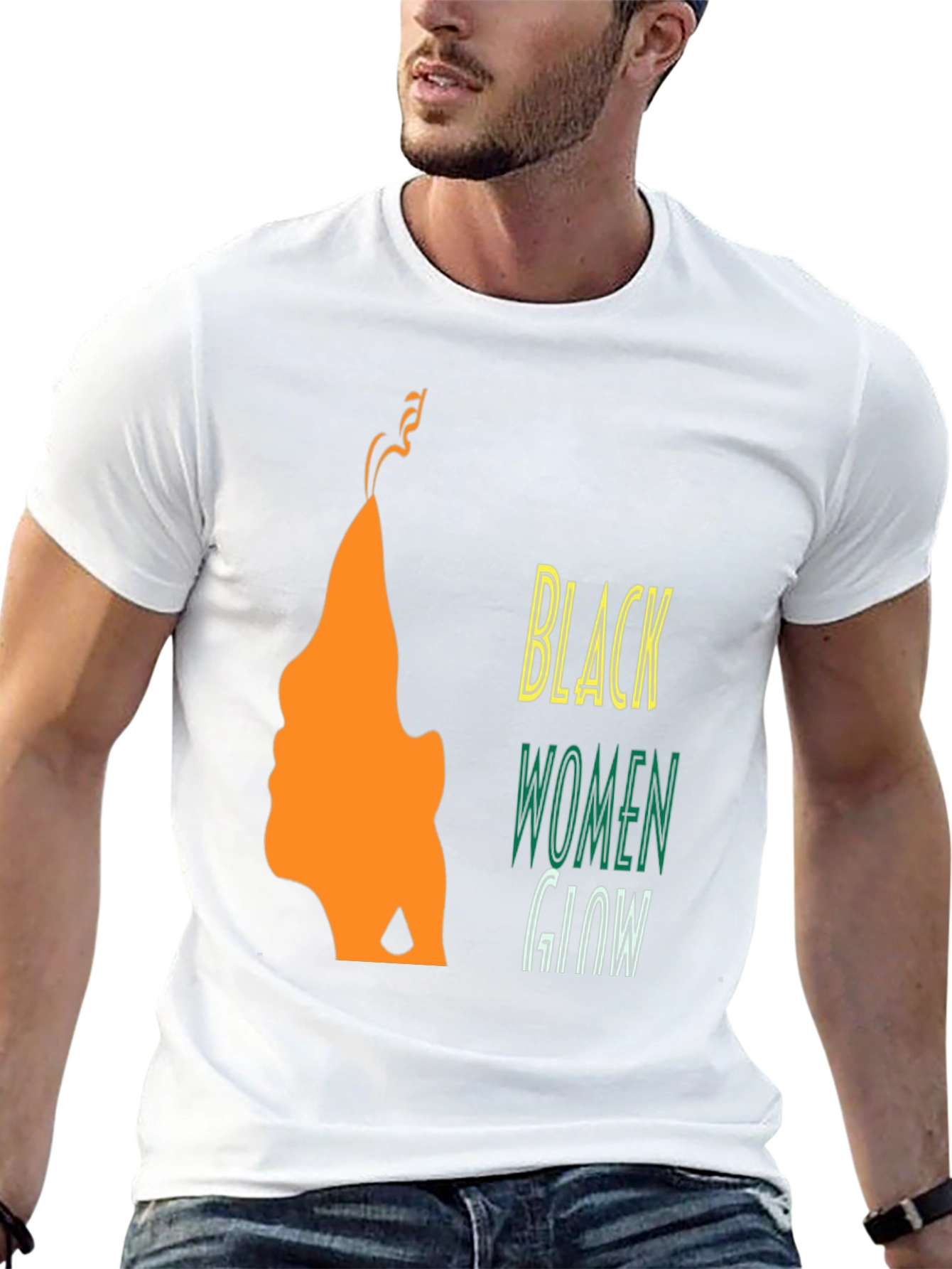 Black Women Glow Graphic T-Shirt - Unisex Style