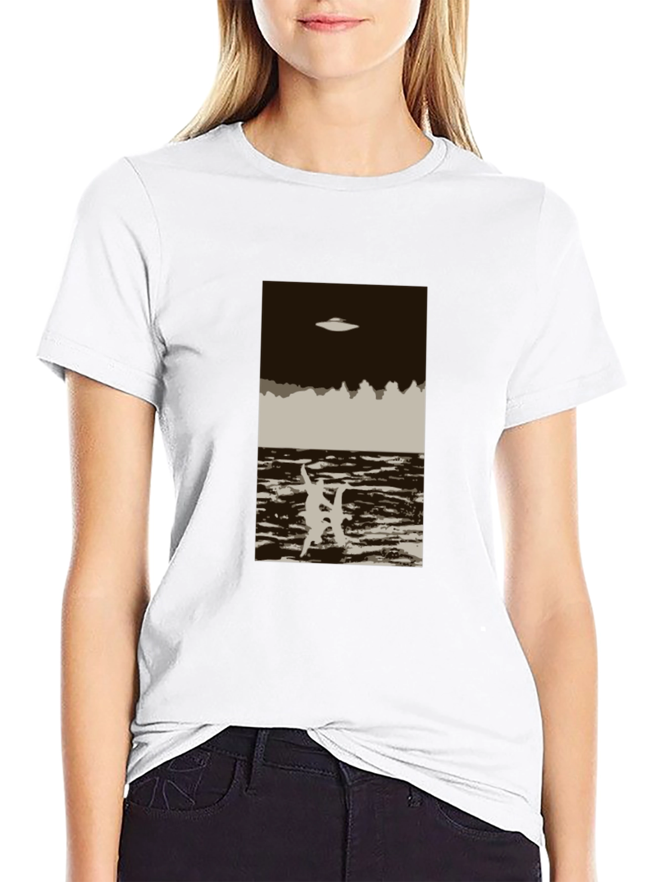 UFO Abduction T-Shirt: Retro Alien Graphic Tee