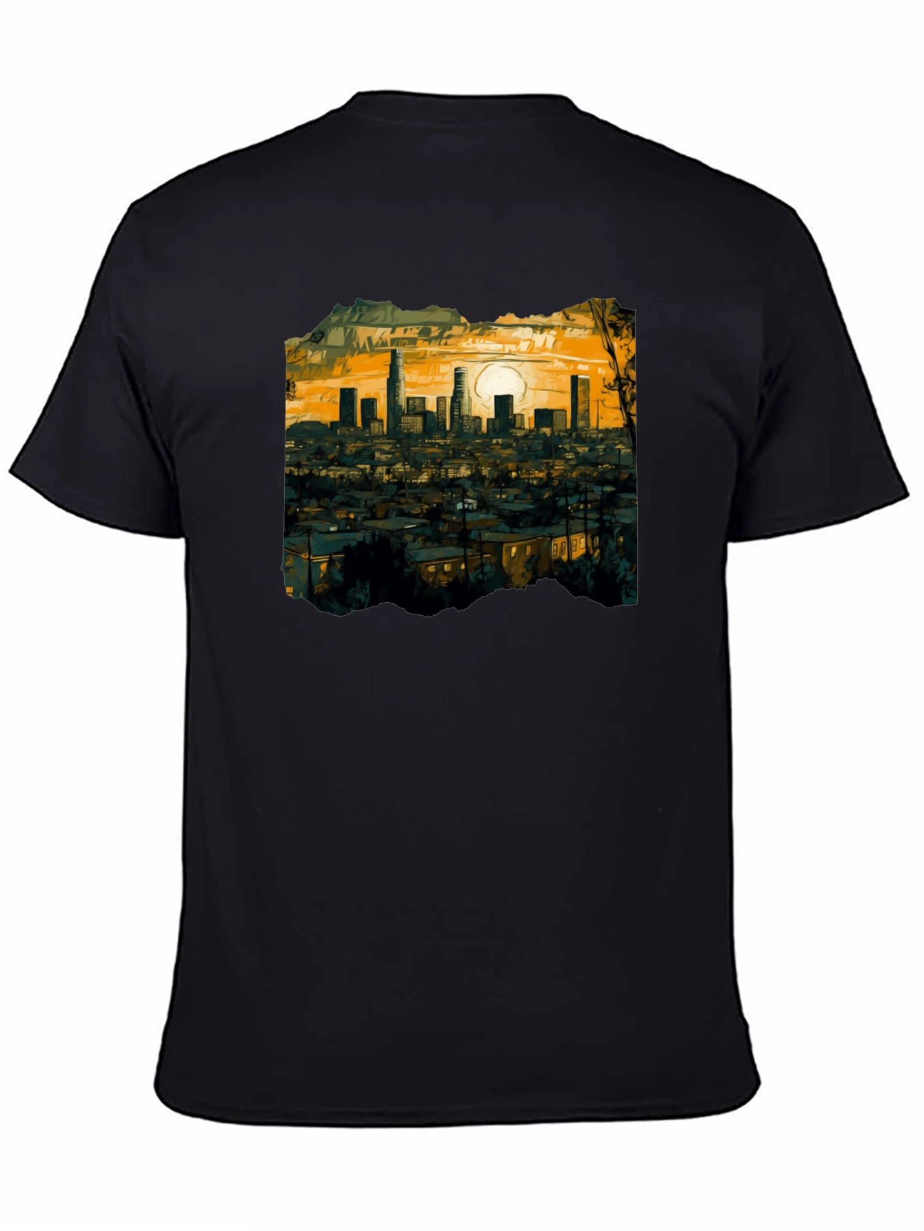 LA Sunset Graphic Tee - Soft Cotton Comfort