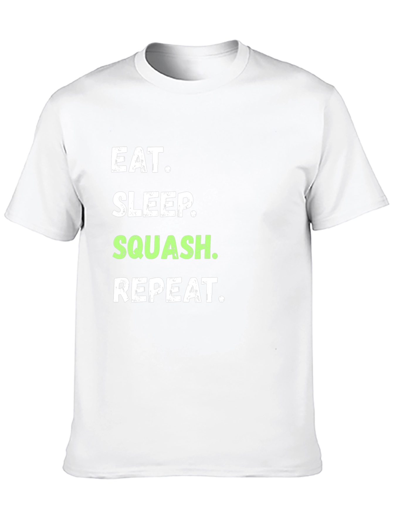 Eat Sleep Squash Repeat Black T-Shirt