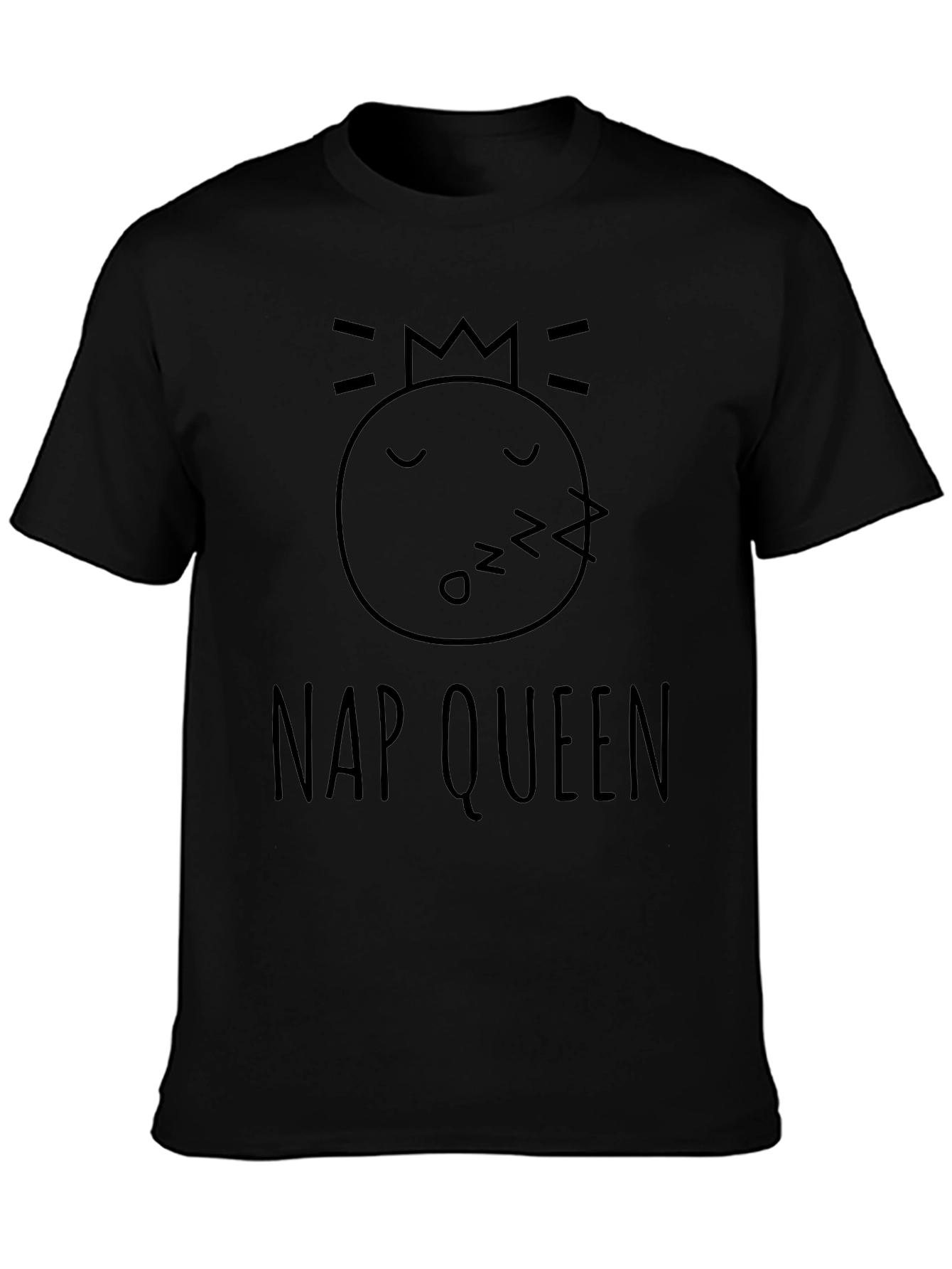 Nap Queen Black Graphic T-Shirt