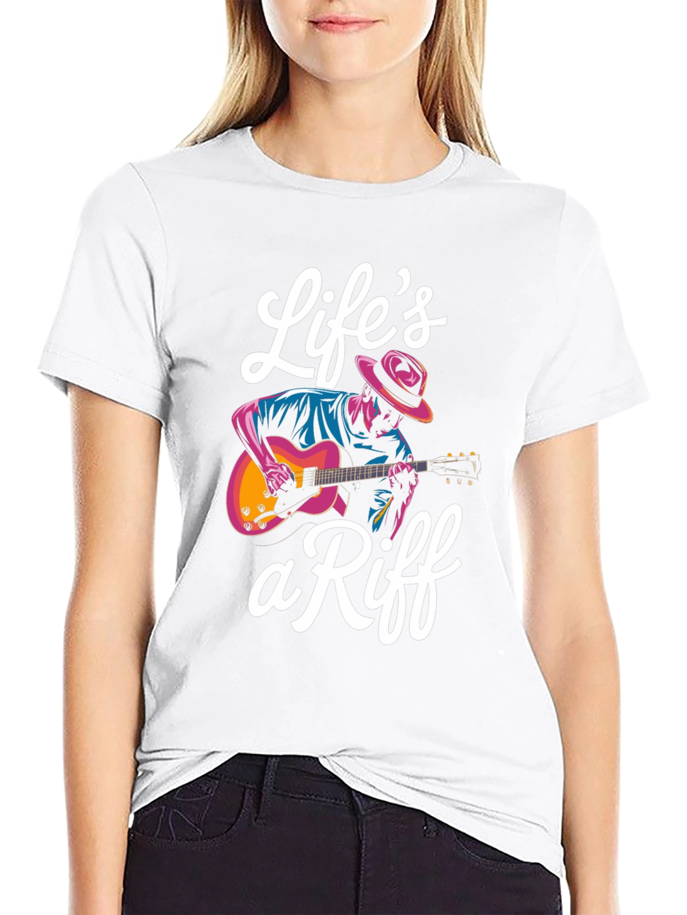 Lifes a Riff Graphic T-Shirt - Musician Tee