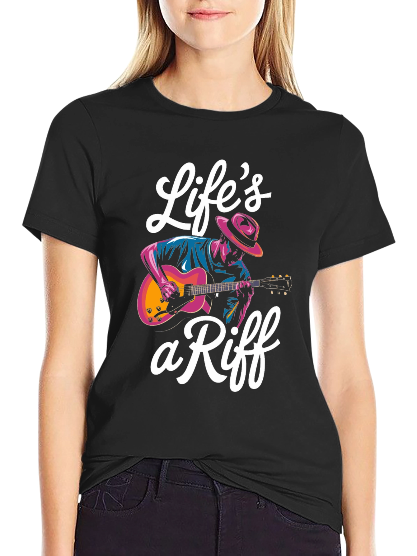 Lifes a Riff Graphic T-Shirt - Musician Tee
