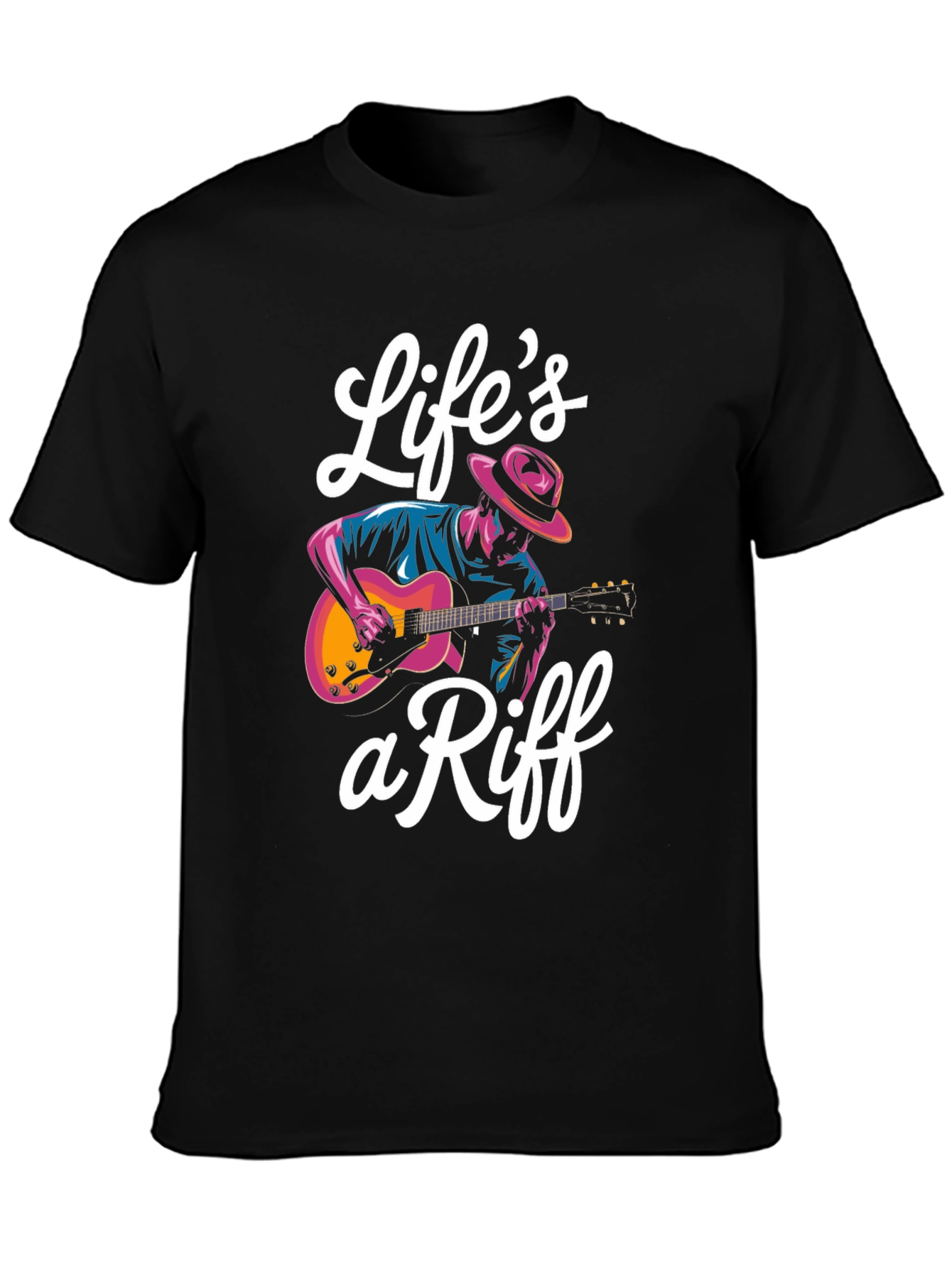 Lifes a Riff Graphic T-Shirt - Musician Tee