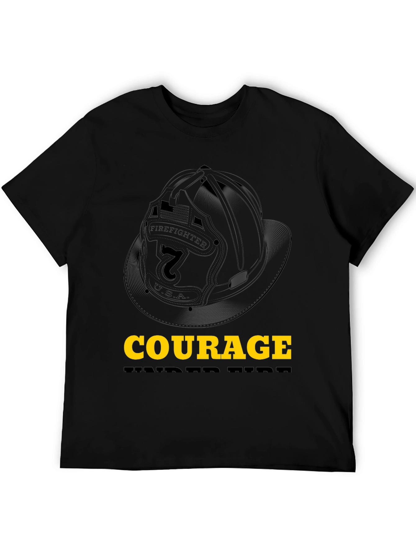 Courage Firefighter Graphic Tee