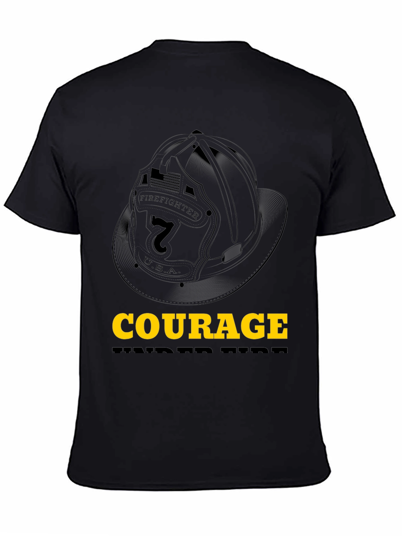 Courage Firefighter Graphic Tee