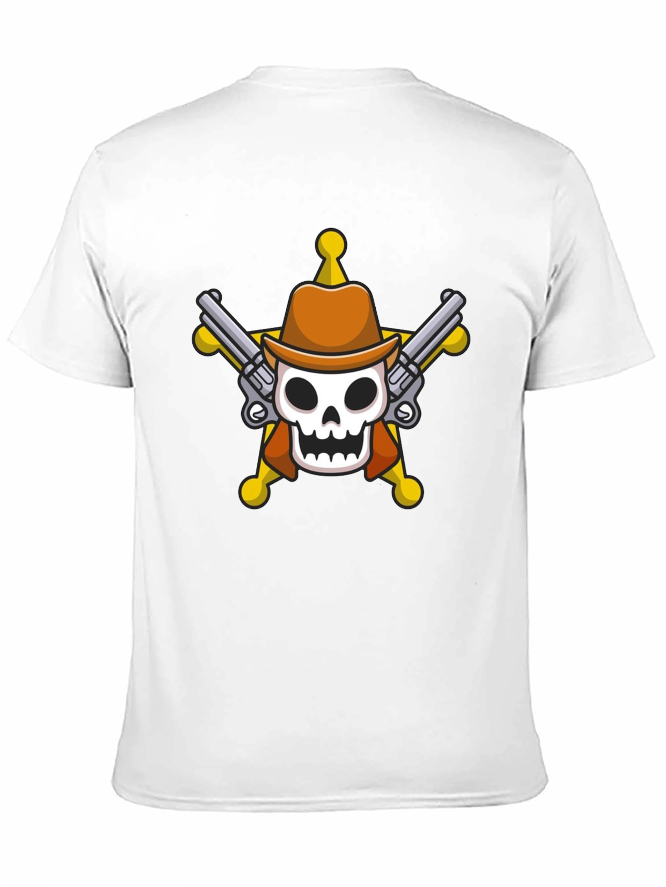 Skull Cowboy T-Shirt - Western Style Tee