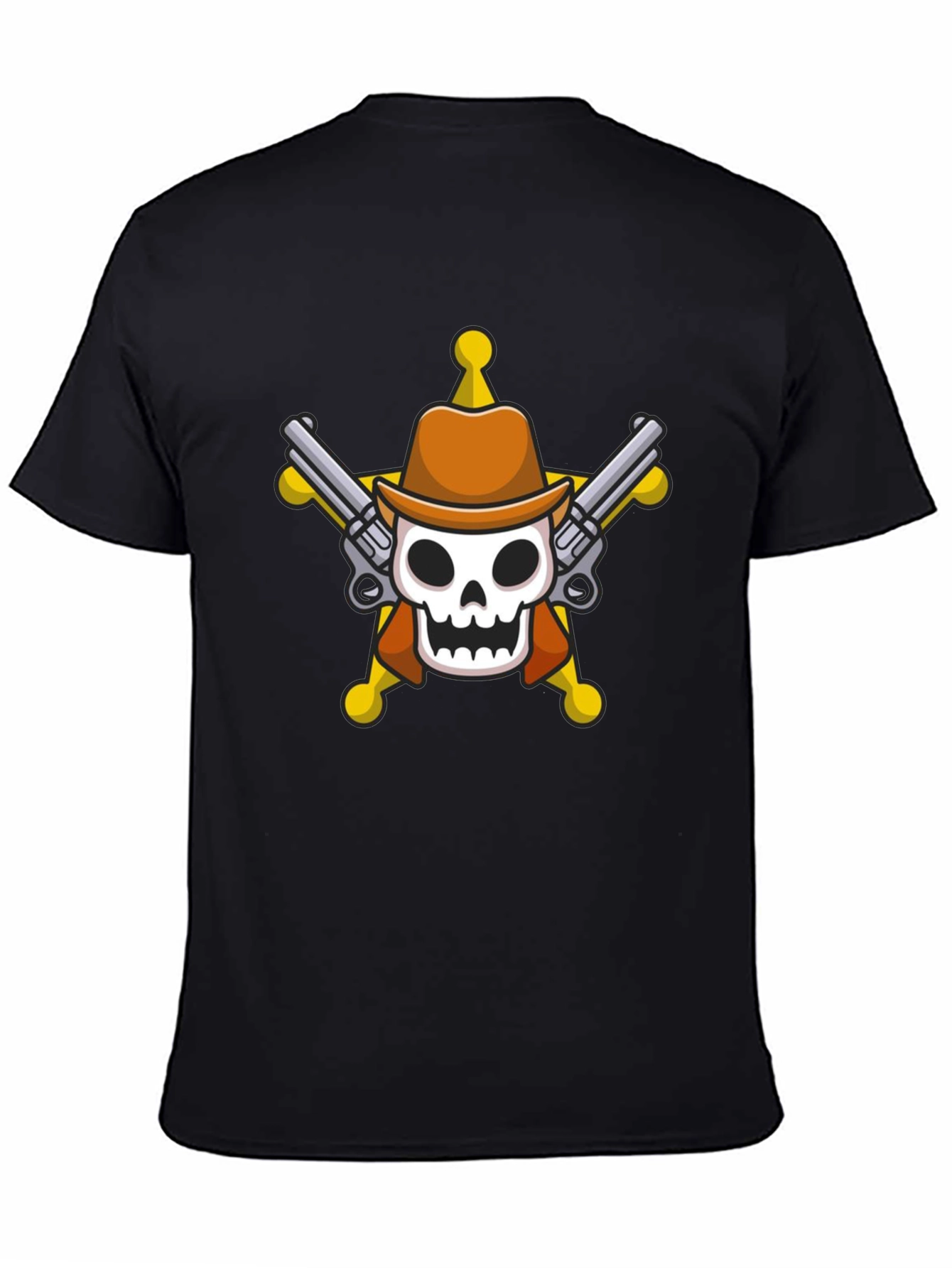 Skull Cowboy T-Shirt - Western Style Tee