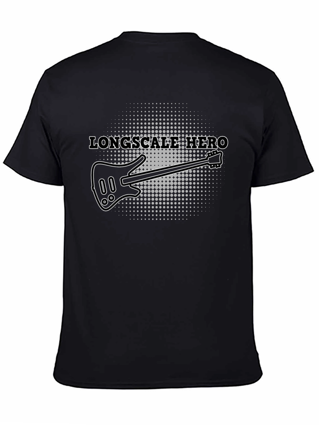 Longscale Hero Guitar Player T-Shirt