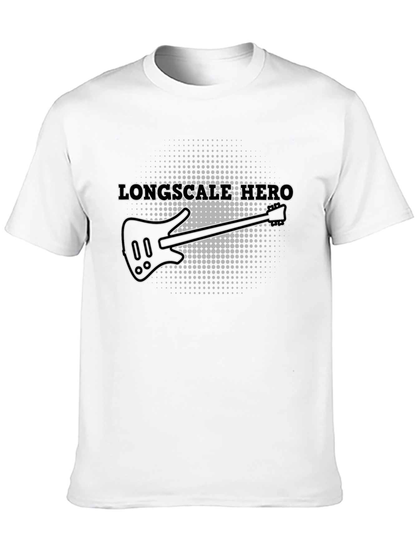 Longscale Hero Guitar Player T-Shirt