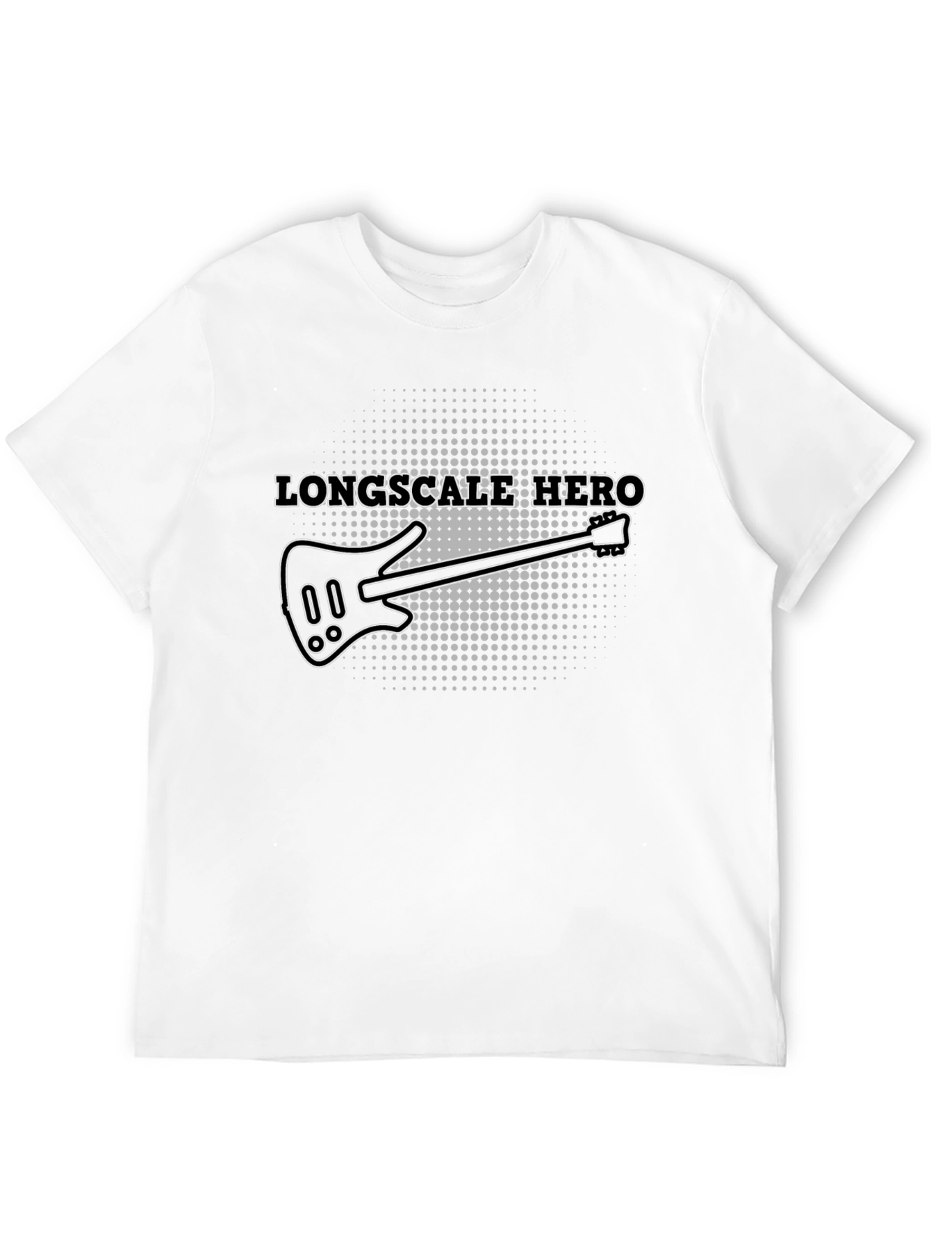 Longscale Hero Guitar Player T-Shirt