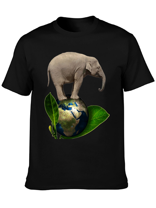 Elephant on Earth Graphic Tee