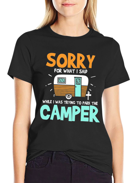 Sorry For What I Said Camper Graphic T-Shirt