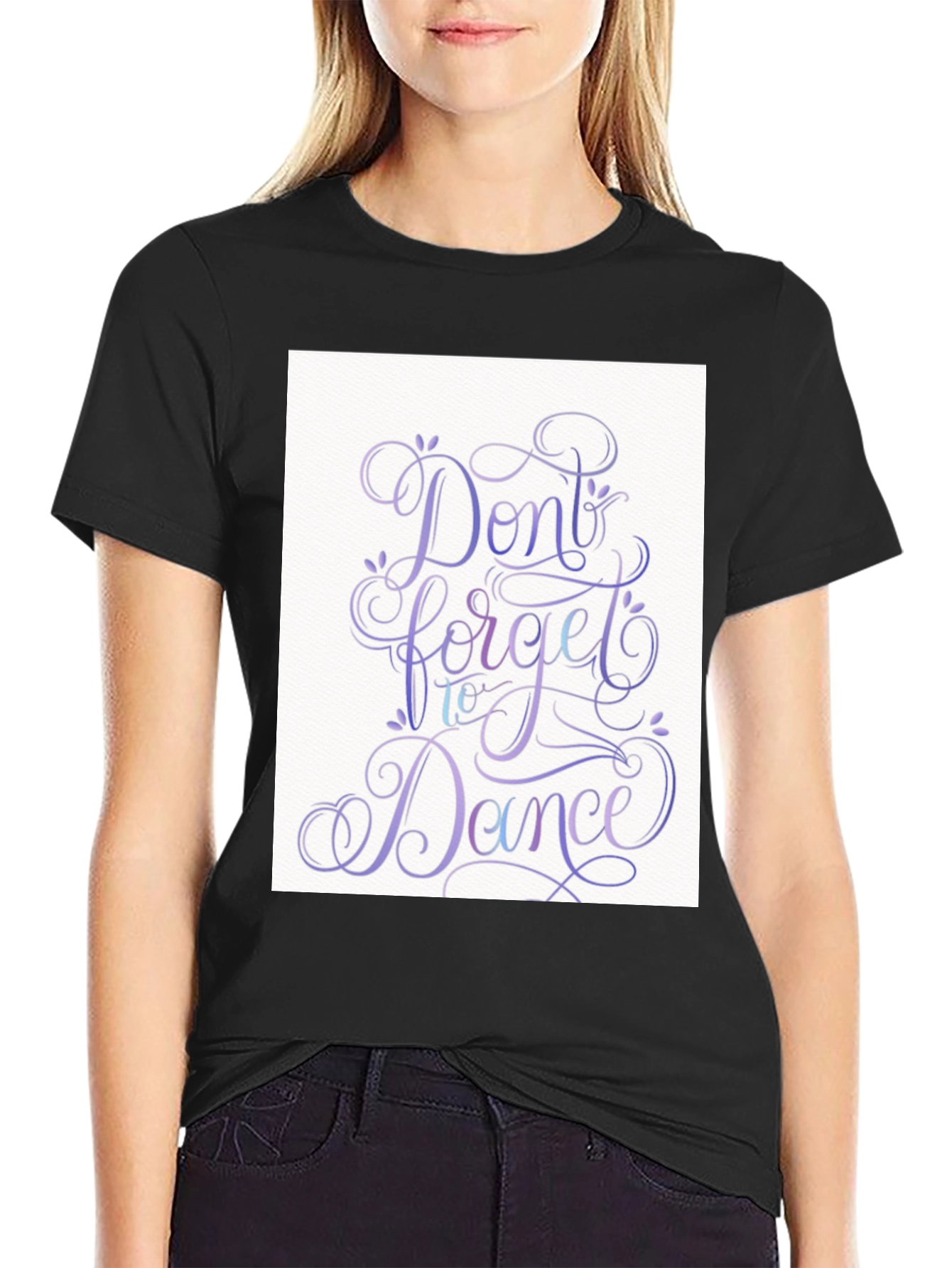 Dont Forget to Dance T-Shirt - Black
