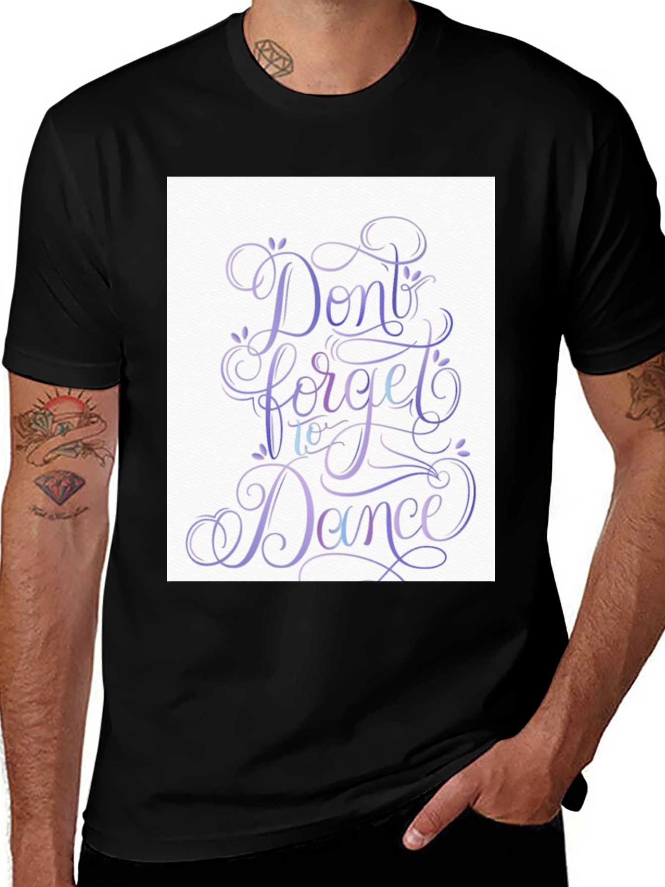 Dont Forget to Dance T-Shirt - Black