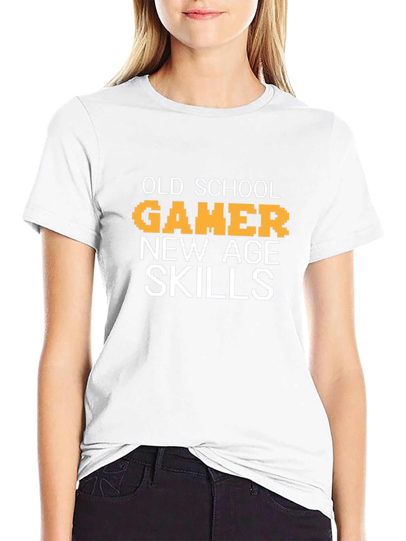 Old School Gamer T-Shirt - New Age Skills Tee