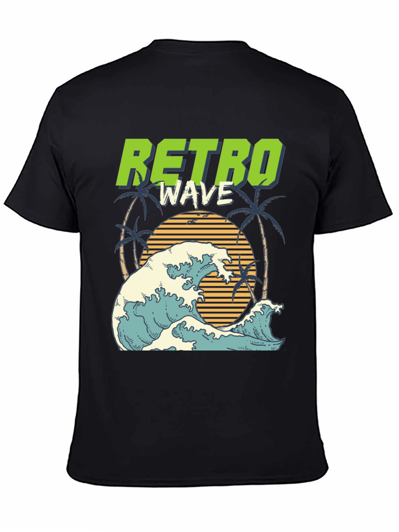 Retro Wave Graphic T-Shirt