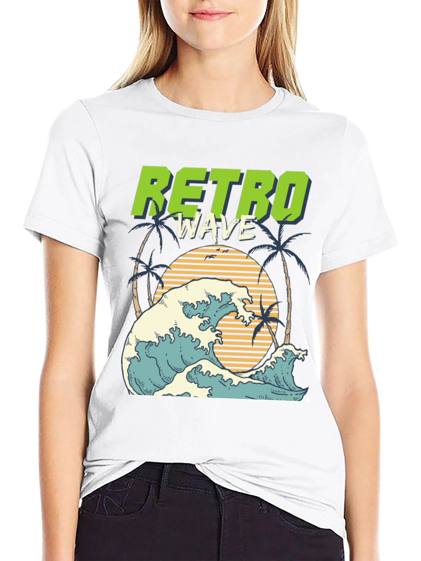 Retro Wave Graphic T-Shirt
