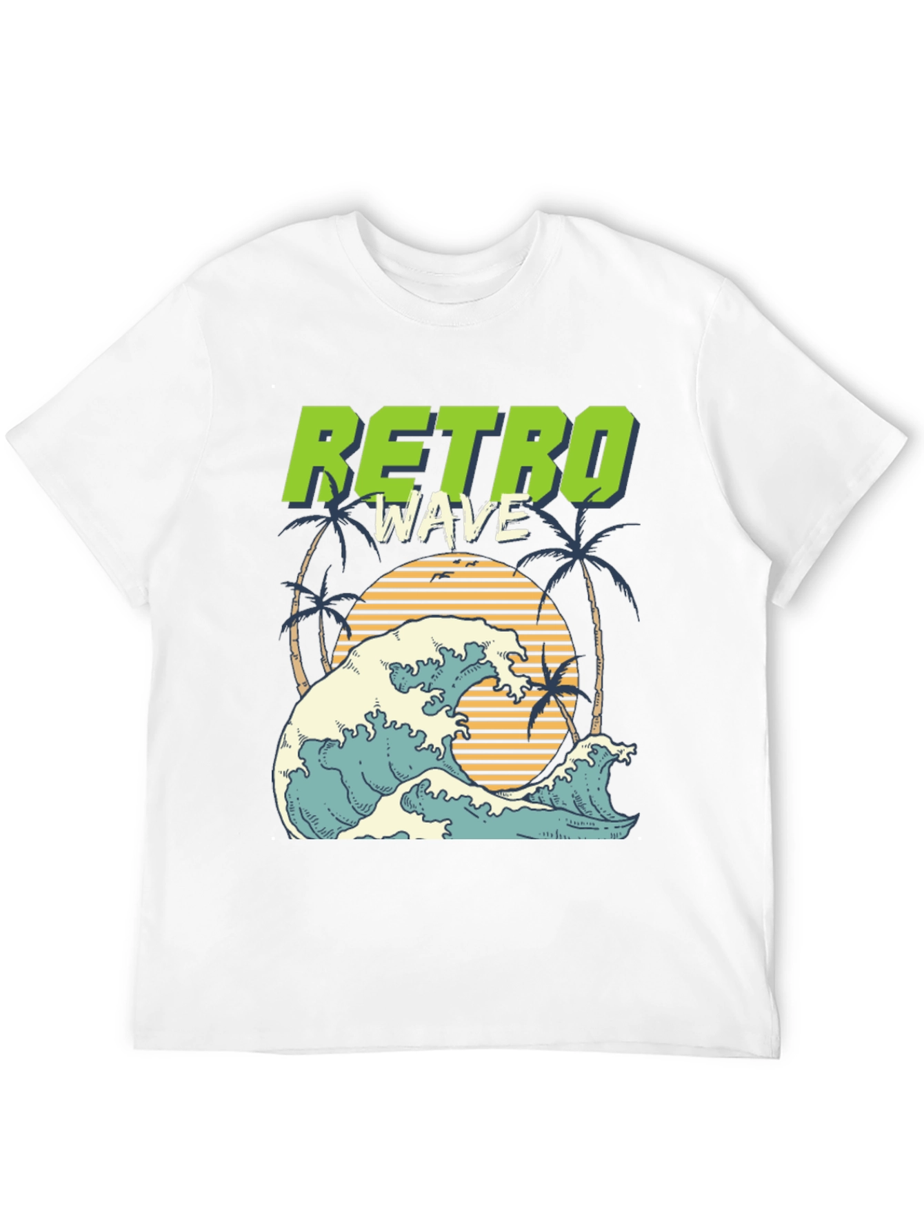Retro Wave Graphic T-Shirt