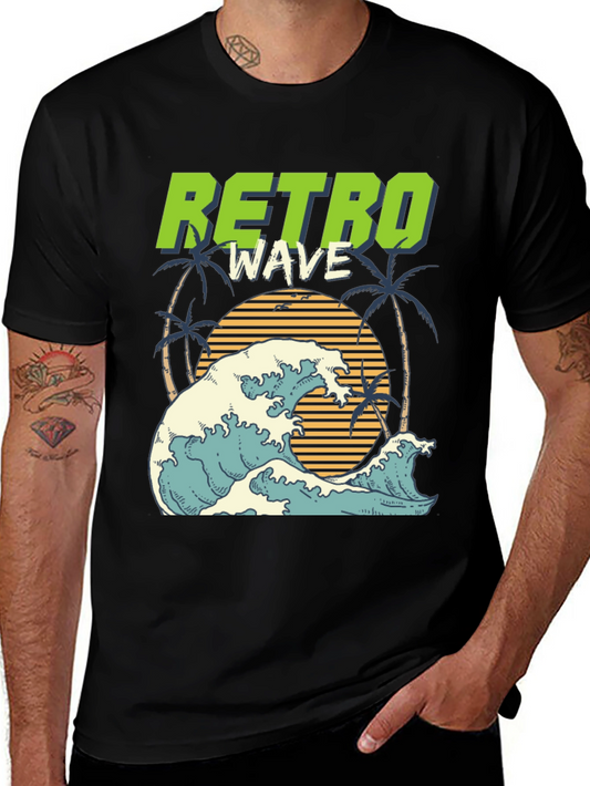Retro Wave Graphic T-Shirt