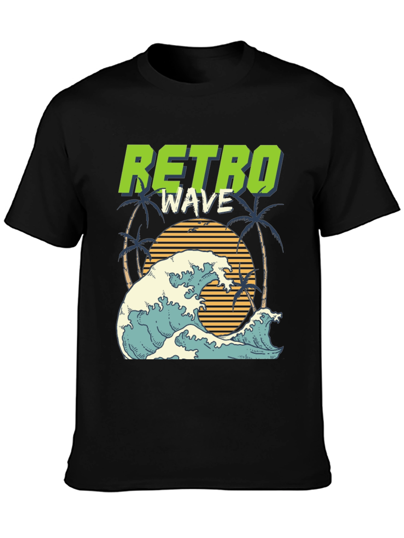 Retro Wave Graphic T-Shirt