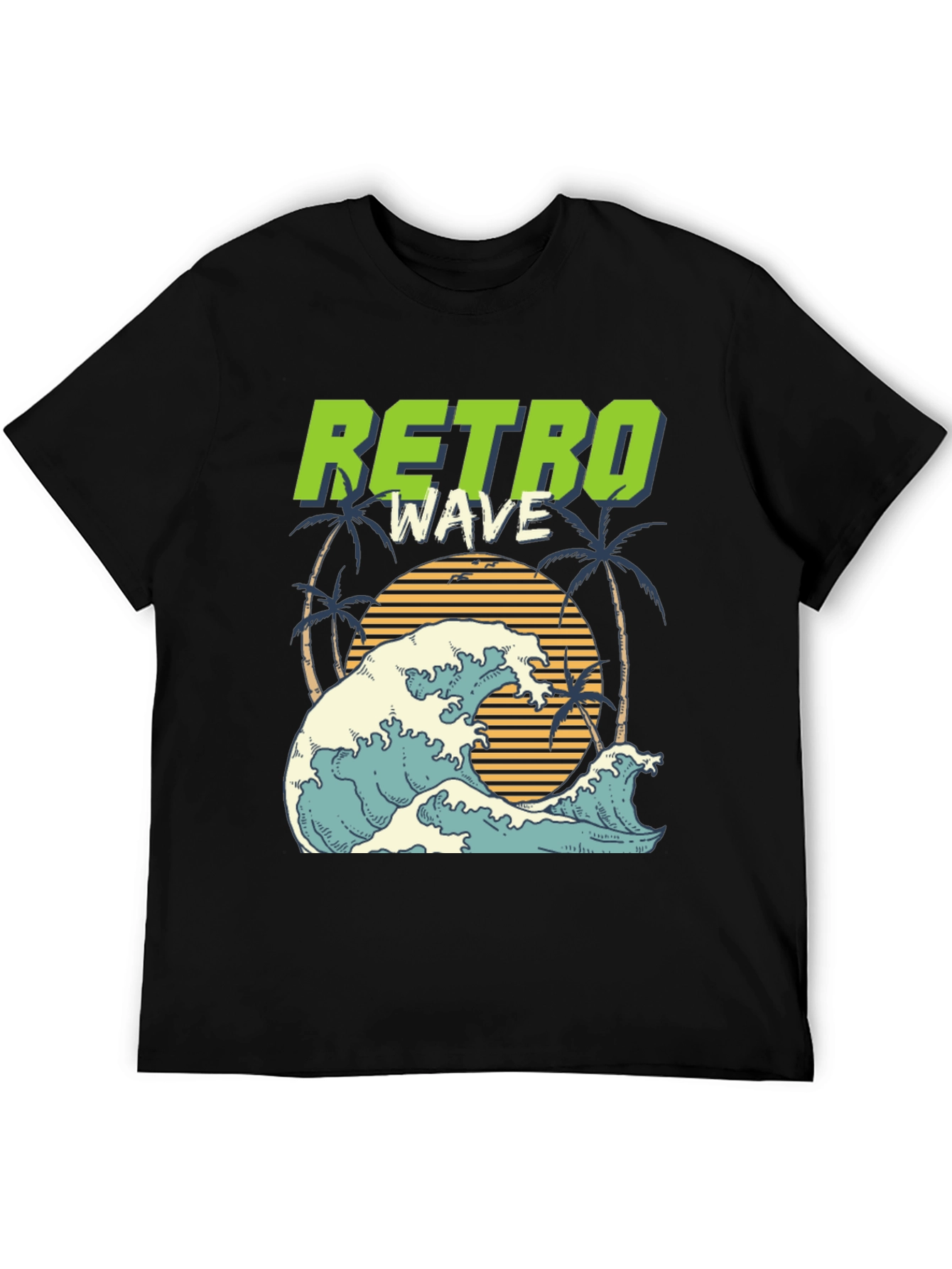 Retro Wave Graphic T-Shirt