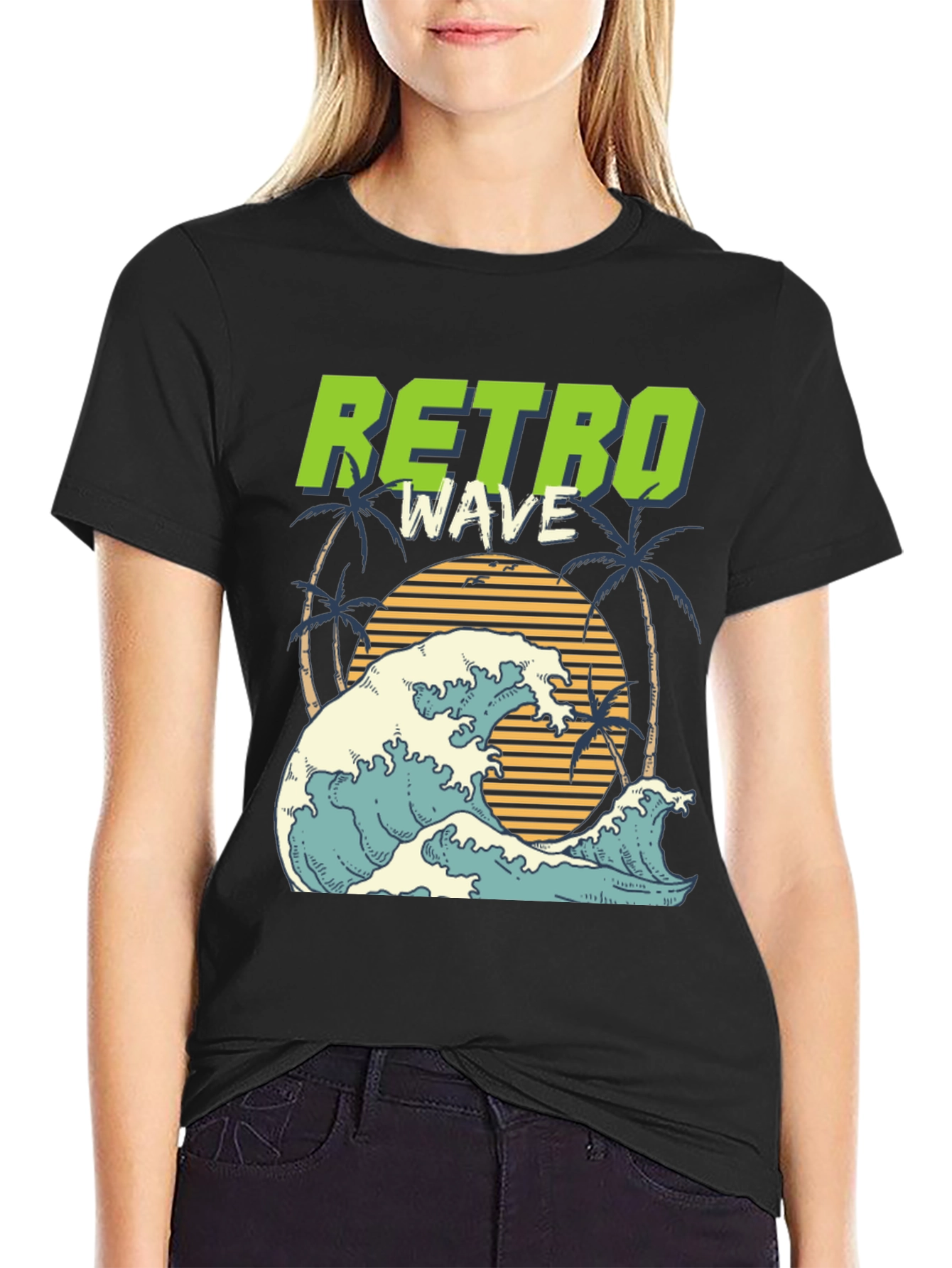 Retro Wave Graphic T-Shirt