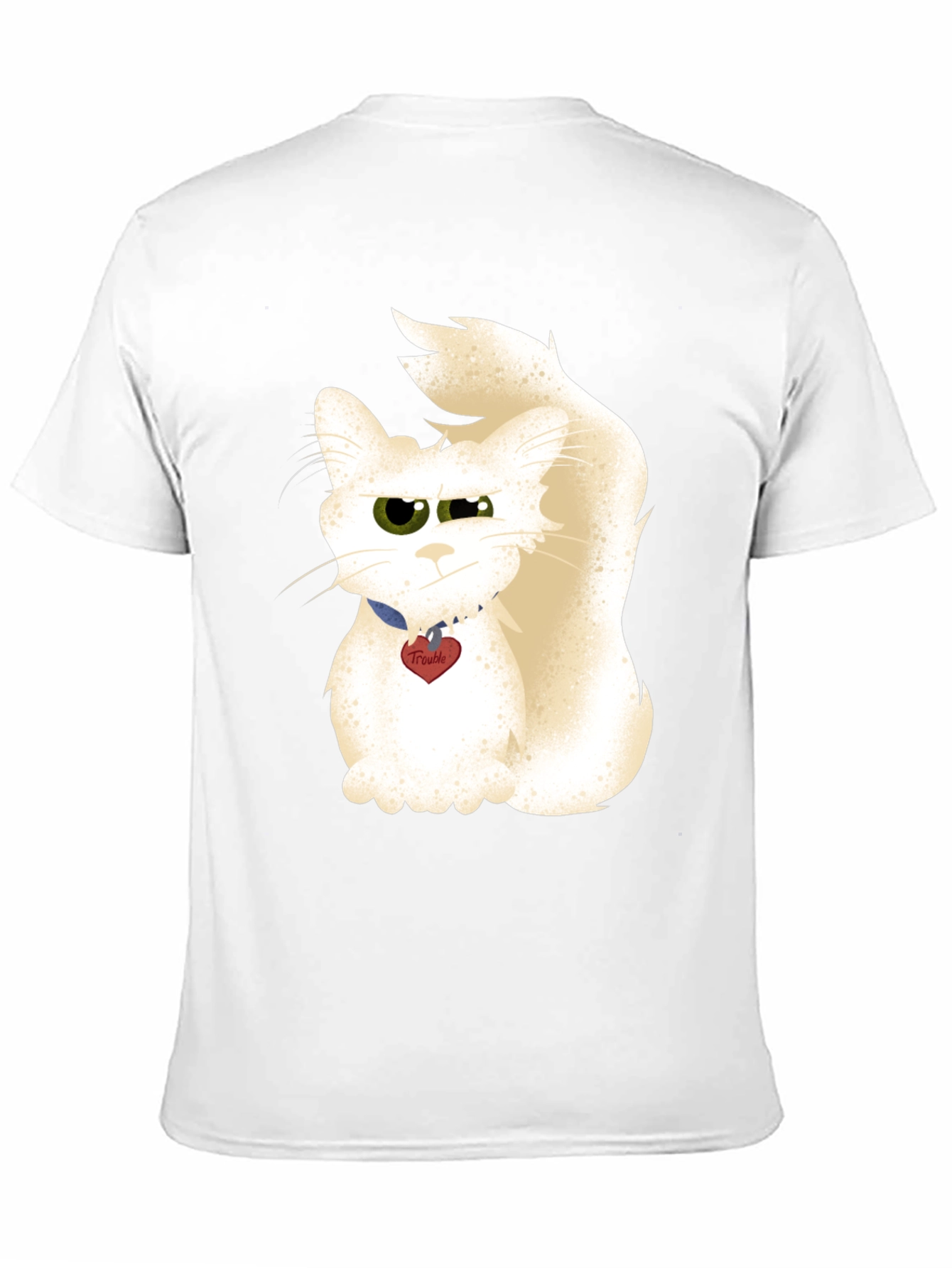 Funny Cat Graphic T-Shirt - Trouble Maker Tee