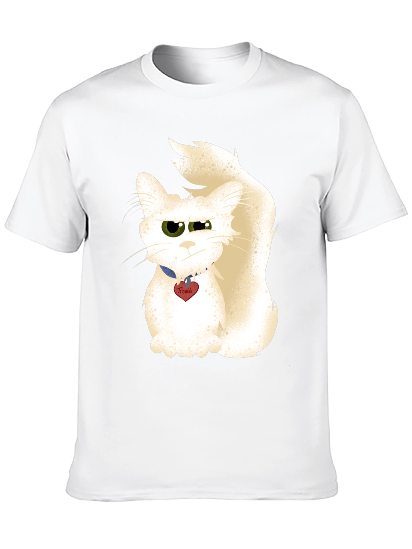 Funny Cat Graphic T-Shirt - Trouble Maker Tee