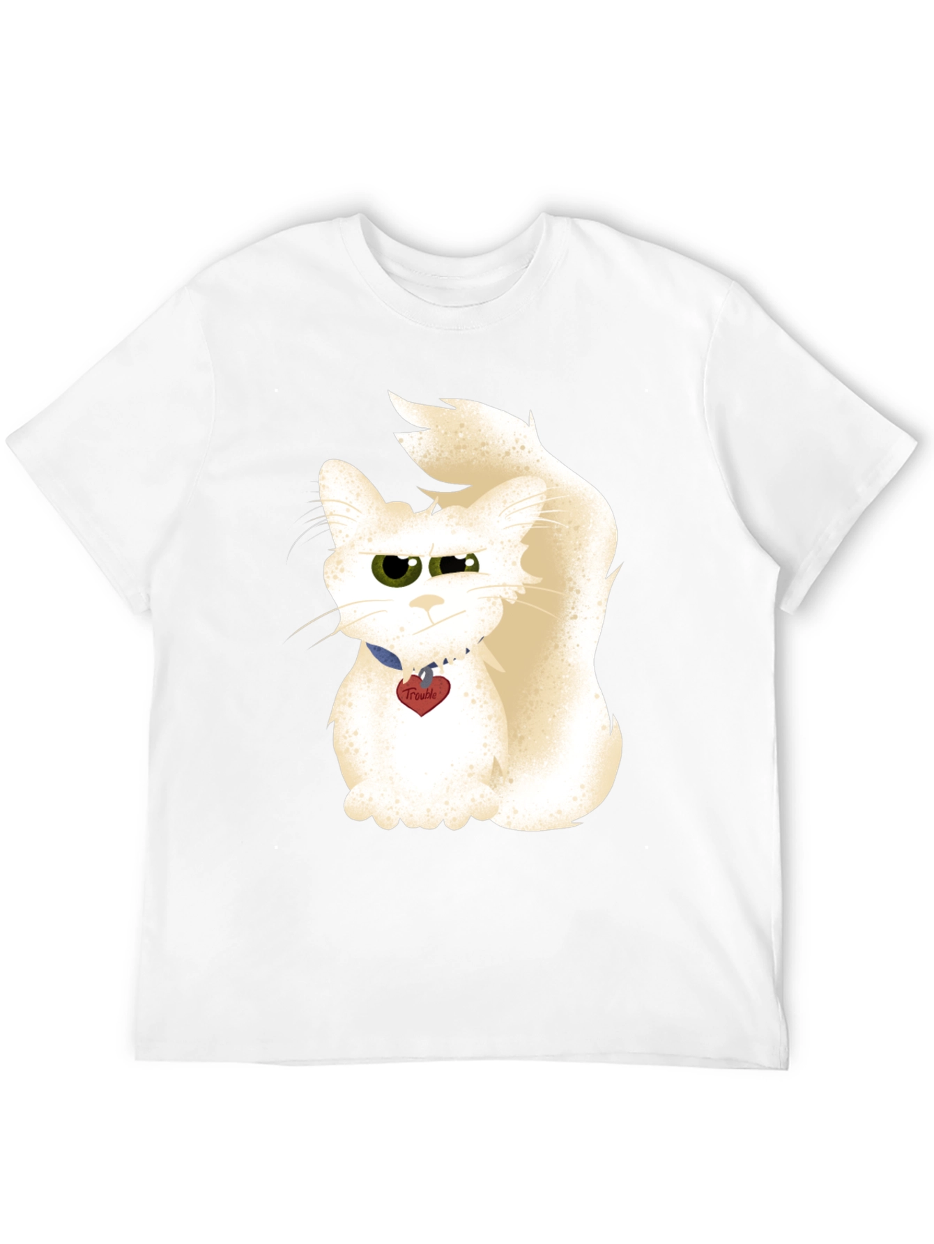 Funny Cat Graphic T-Shirt - Trouble Maker Tee