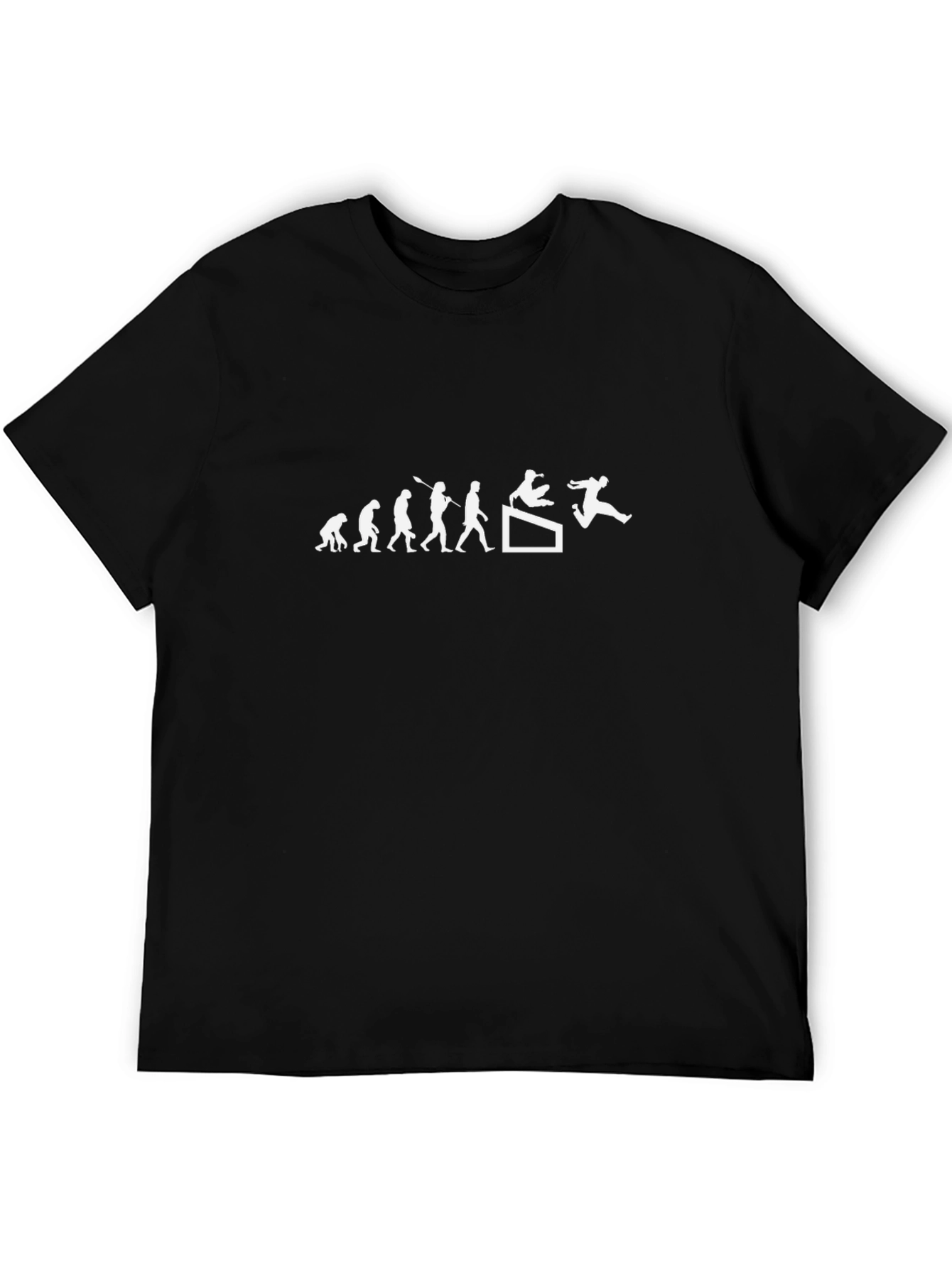 Evolution of Parkour Black T-Shirt