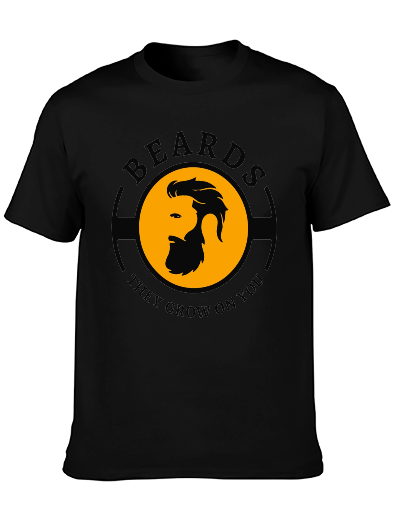 Beards They Grow On You Graphic Tee
