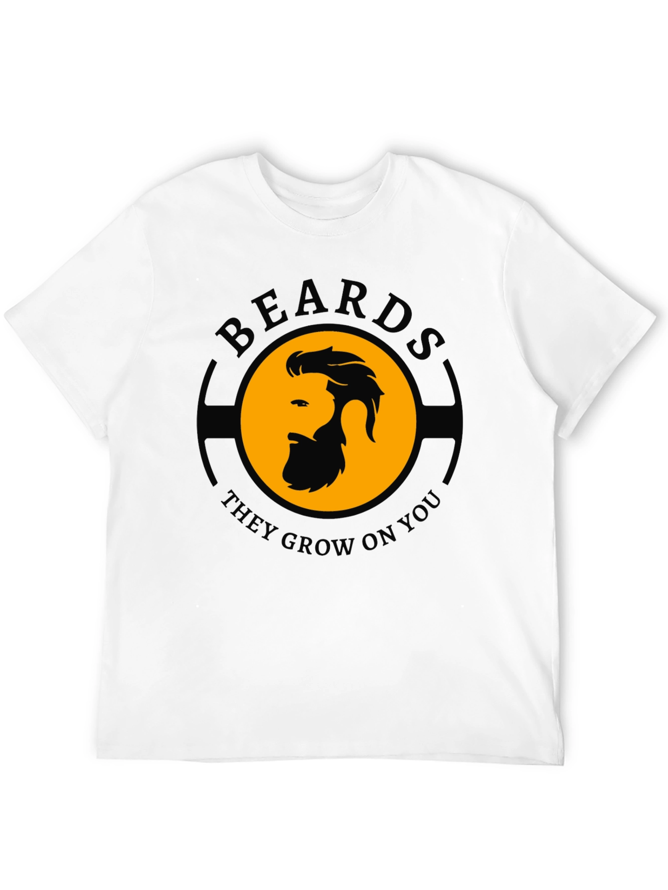 Beards They Grow On You Graphic Tee
