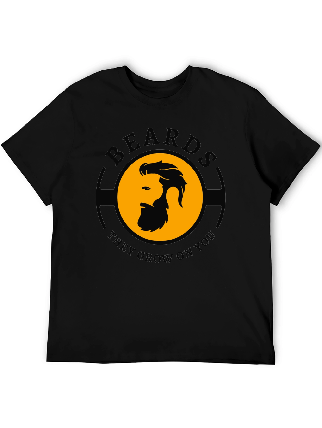Beards They Grow On You Graphic Tee