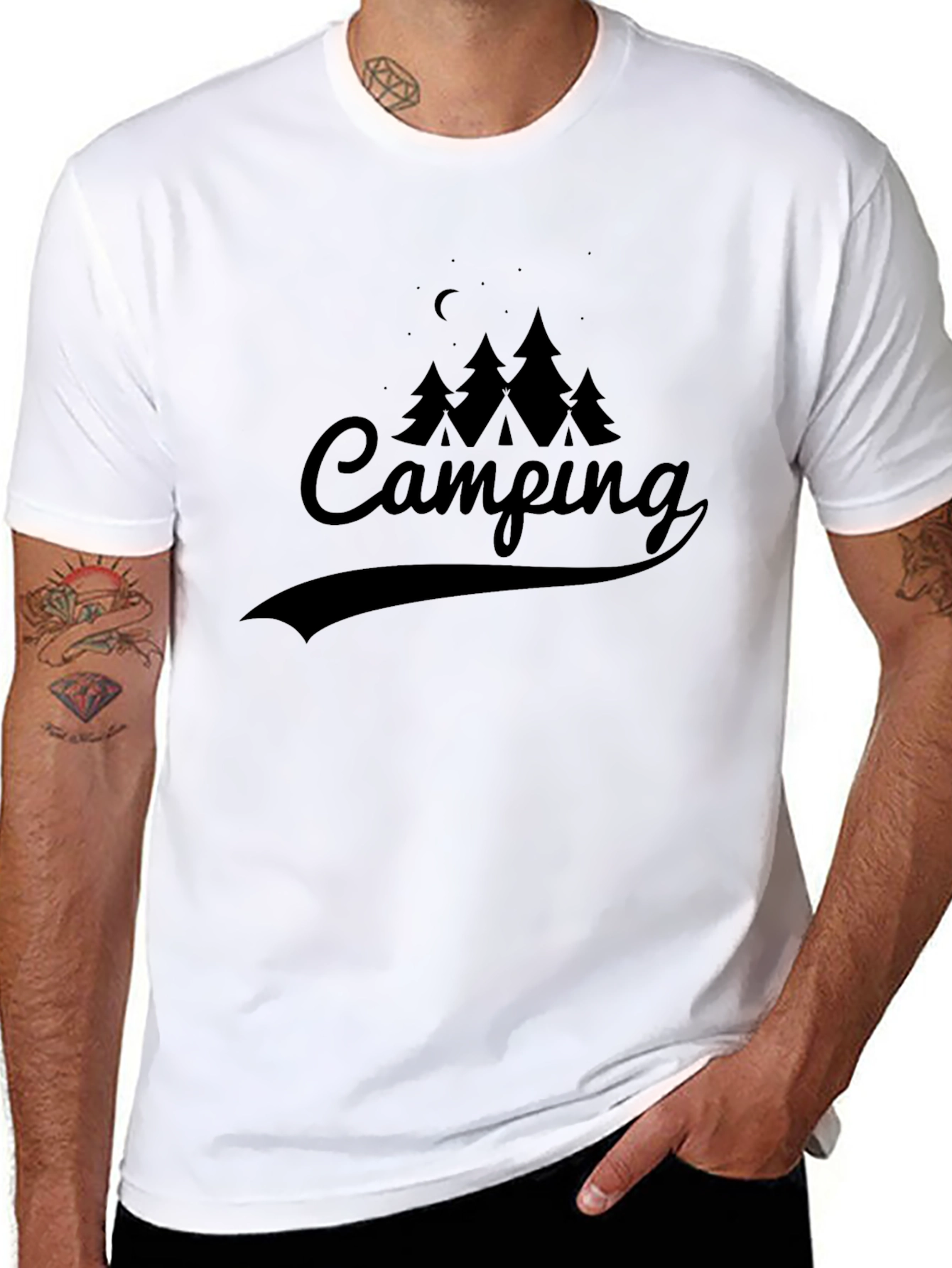 Camping Graphic Tee - Adventure Awaits!