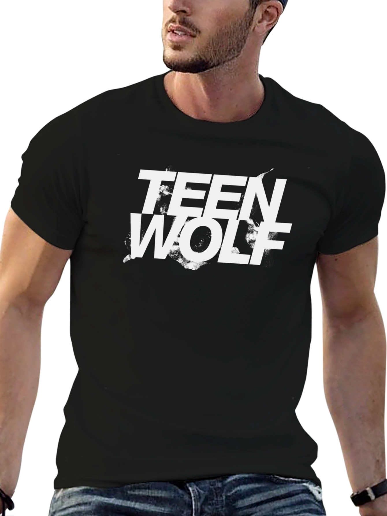 Teen Wolf Graphic T-Shirt - Black