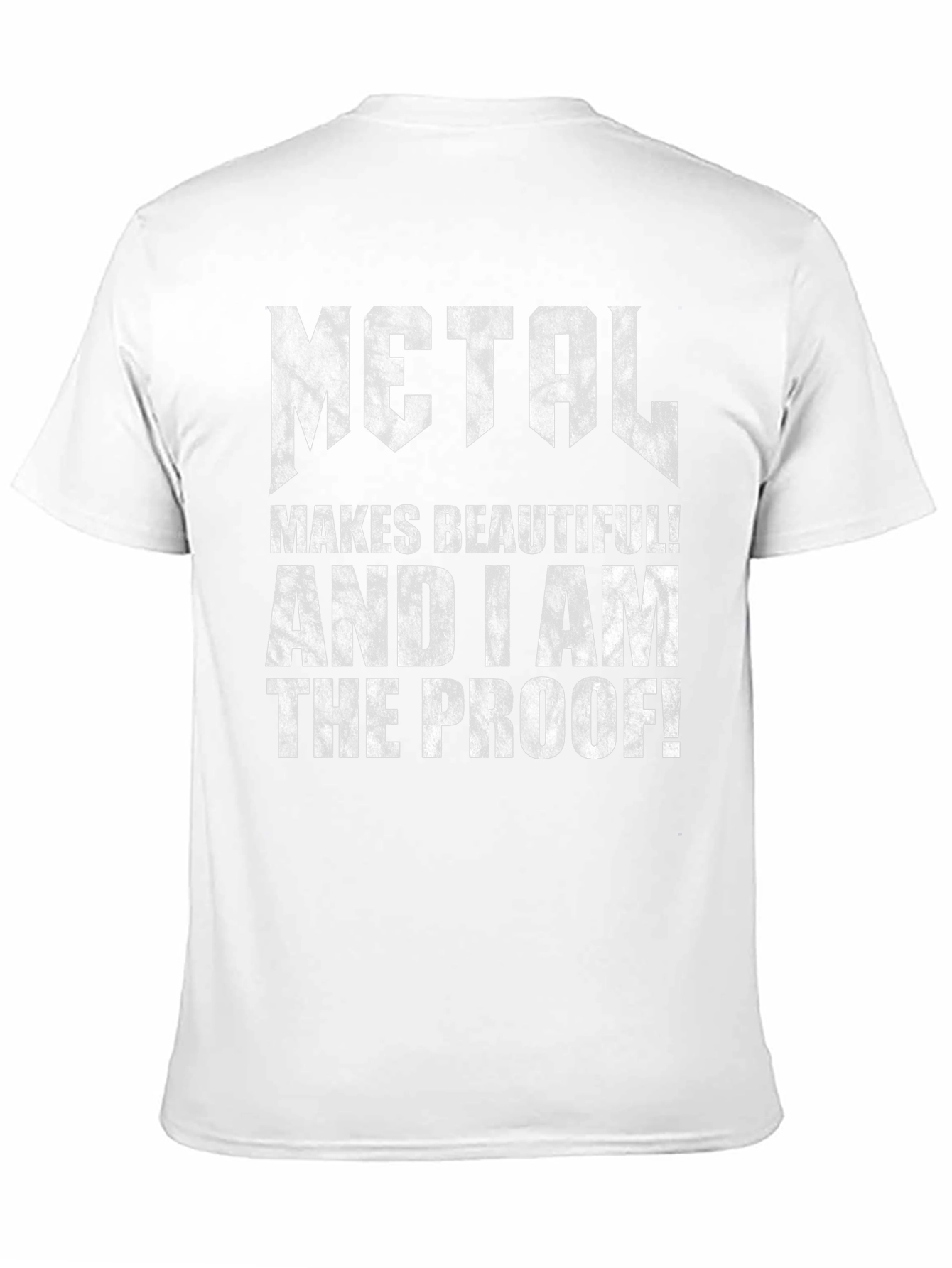 Metal Makes Beautiful T-Shirt: Rock Music Tee