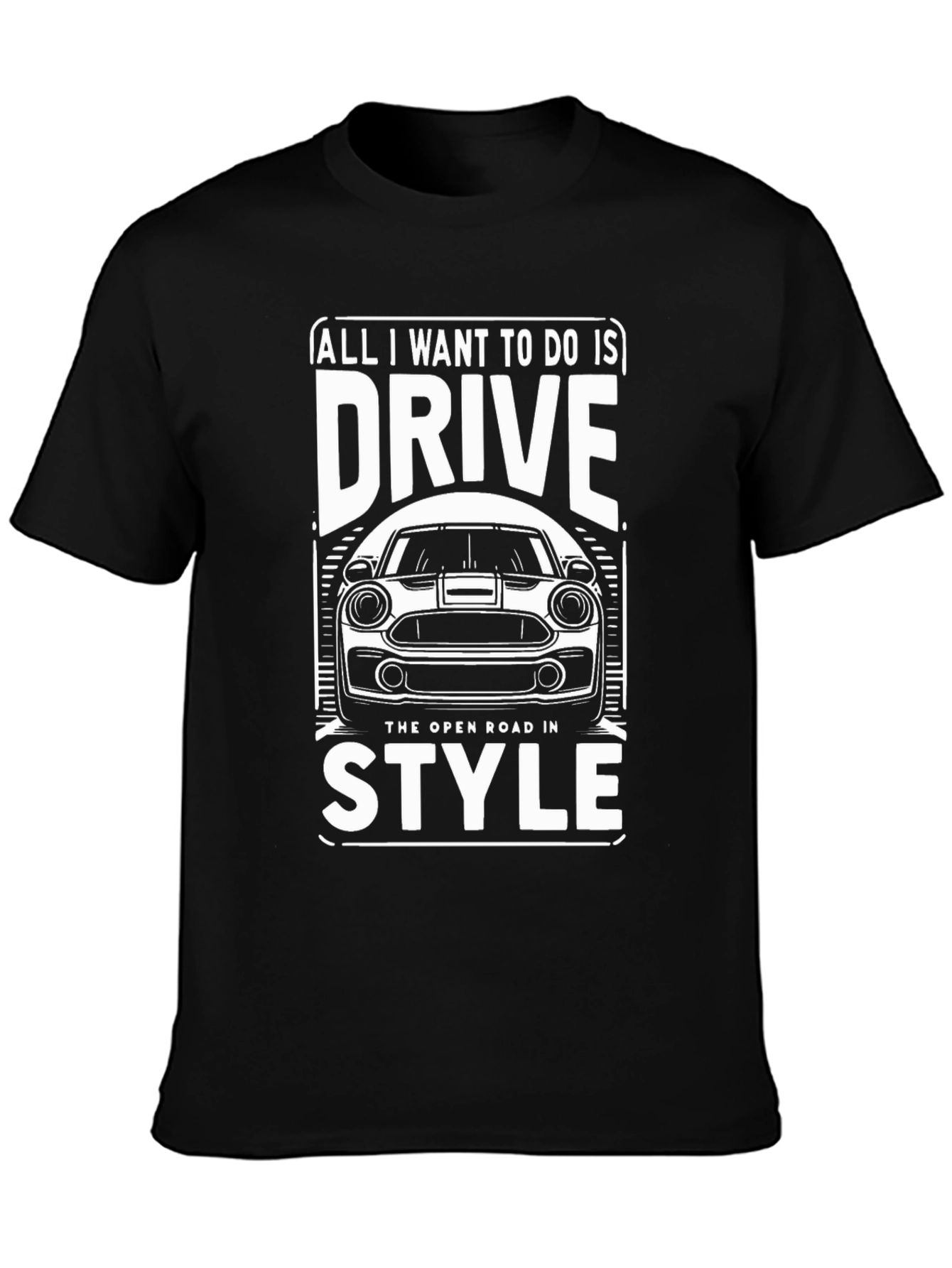 Drive in Style Graphic Tee
