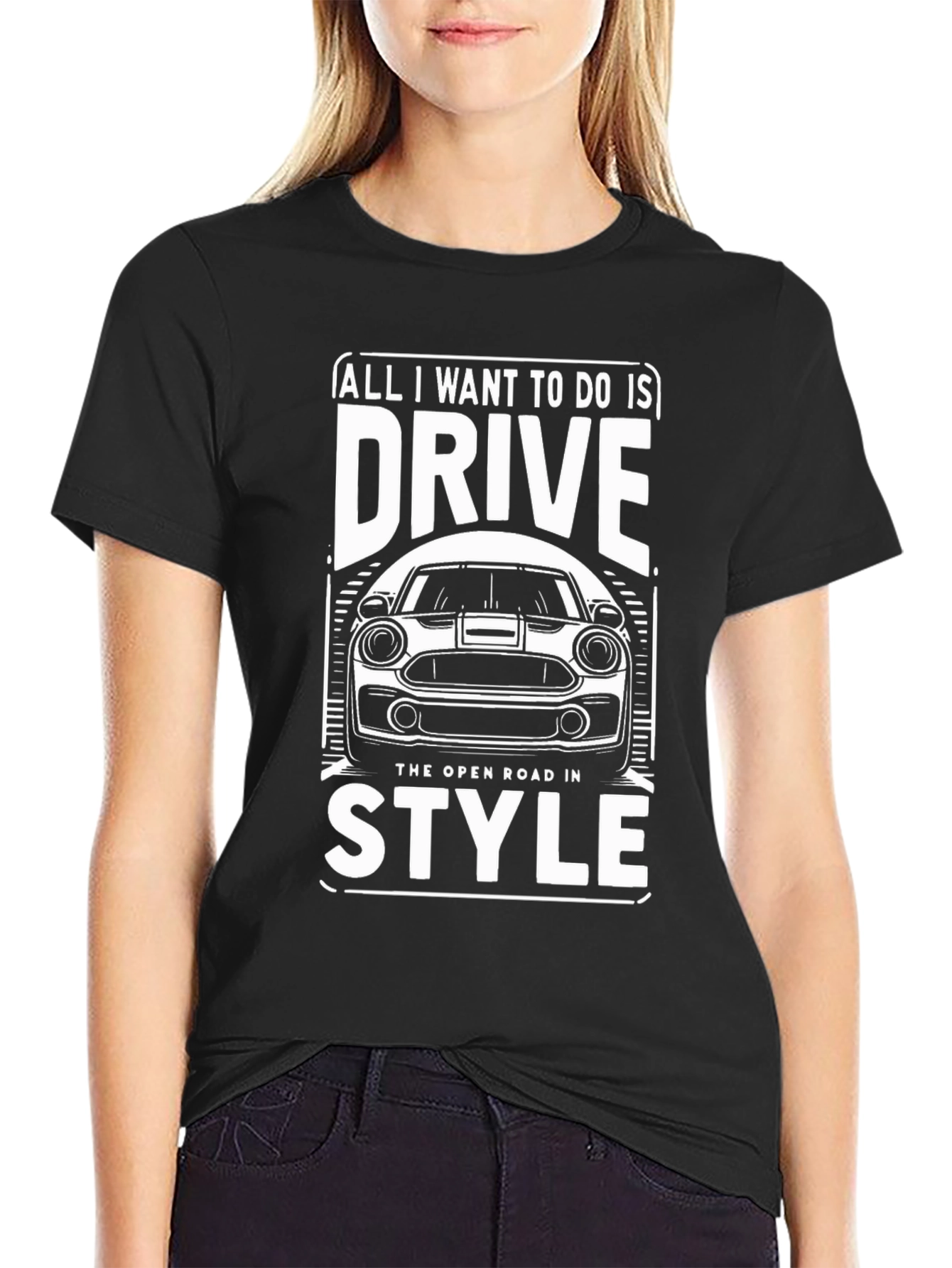 Drive in Style Graphic Tee